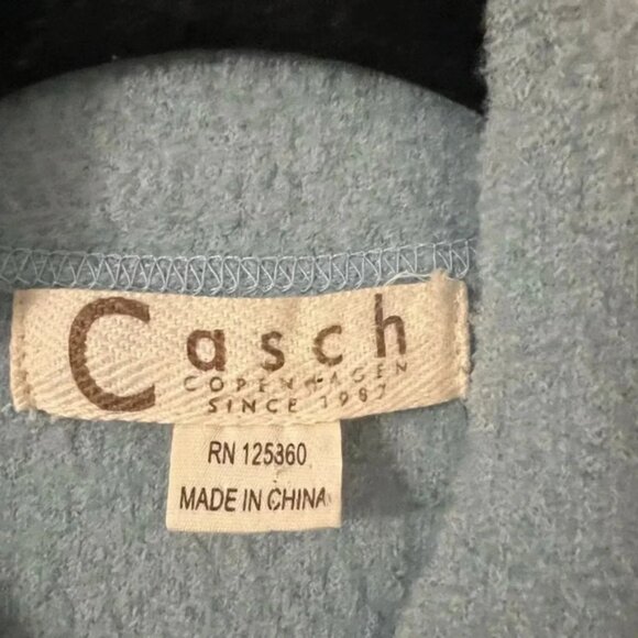 Anthropologie blue buttons bolted wool jacket - Picture 3 of 12